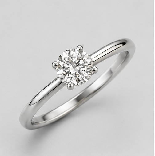 1ct Round Cut Solitaire Engagement Ring
